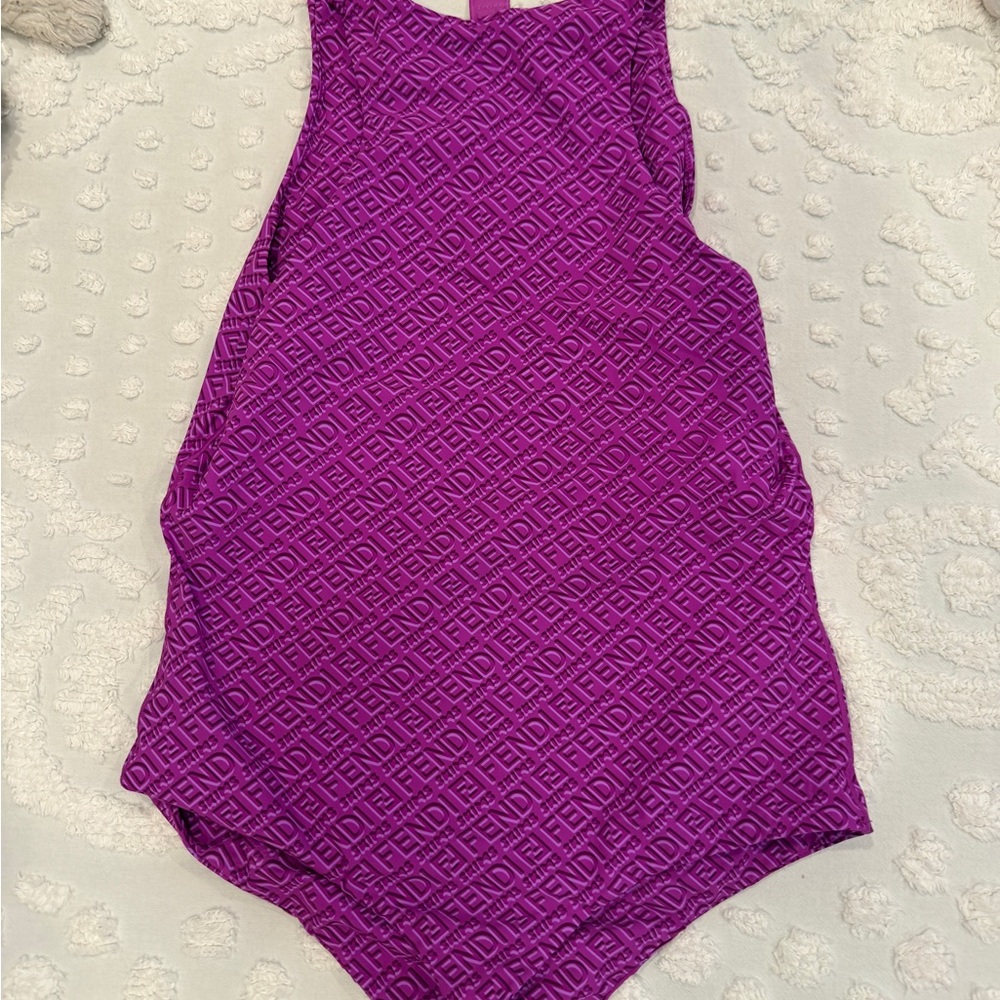 Fendi x Skims Vibrant Purple Logo Top - Picture 3 of 4